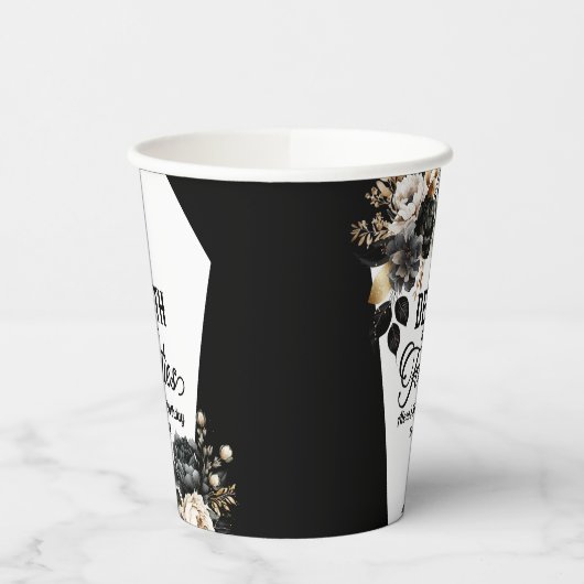 私の40歳のフローラ50歳の誕生日パーティーへの死 紙コップ (左)