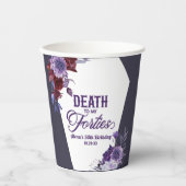 私の40歳のフローラ50歳の誕生日パーティーへの死 紙コップ (正面)