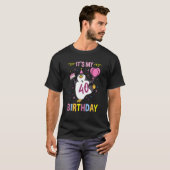私の40歳の誕生日ペンギン Tシャツ (正面フル)