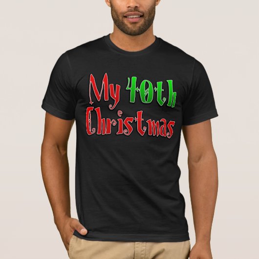 私の40番目のクリスマス Tシャツ (正面)