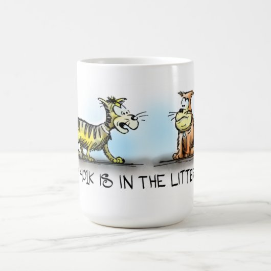 私の401KはLitterboxのコーヒー・マグにあります コーヒーマグカップ (中央)