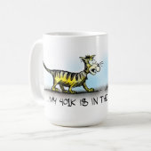 私の401KはLitterboxのコーヒー・マグにあります コーヒーマグカップ (正面左)