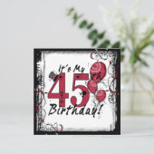 私の45歳の誕生日パーティーの招待状だ 招待状 (スタンド正面)