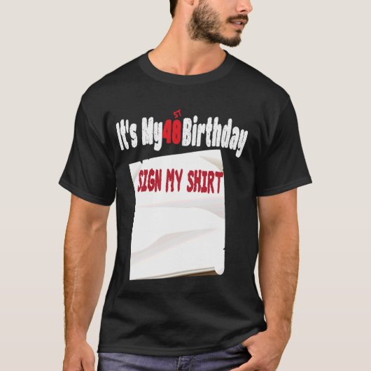 私の48おもしろい誕生日サイン私のデザイン48年 Tシャツ (正面)
