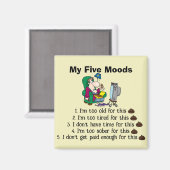 私の5つの気分の磁石 マグネット (正面/裏面)