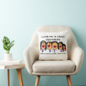 私の5人の孫の漫画を愛する クッション (椅子)