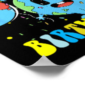 私の5誕生日地球の日の子供 ポスター (角)