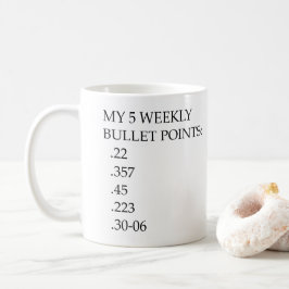 私の5週間の銃弾が目救済を覚ます。 コーヒーマグカップ