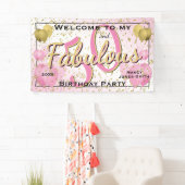 私の50と素晴らしい誕生日パーティーへようこそ | 横断幕 (インサイチュ)