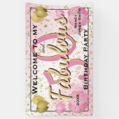 私の50と素晴らしい誕生日パーティーへようこそ | 横断幕 (縦)