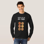 私の6つのパックをチェックアウトIピザ Tシャツ (正面フル)