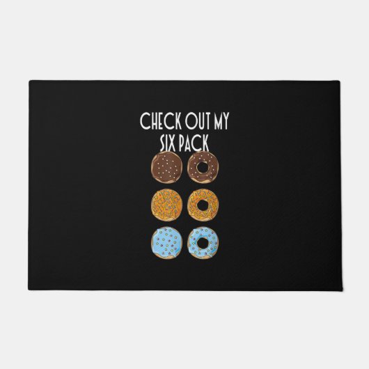 私の6パックドナットジムをチェックアウト ドアマット (正面)