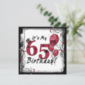 私の65歳の誕生日パーティーの招待状だ 招待状 (スタンド正面)