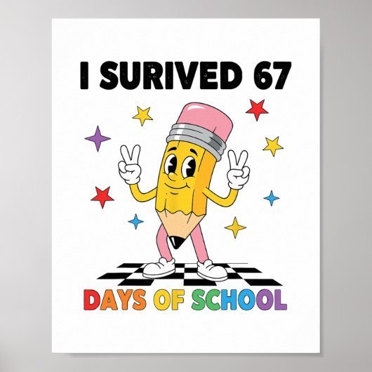 私の67日間の学校生活をやり遂げた Six Seven メンバー ポスター (正面)