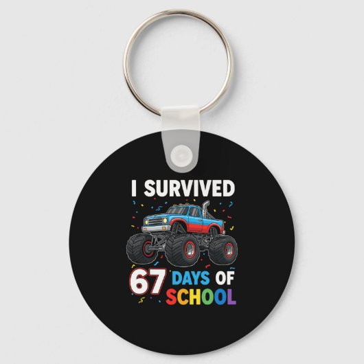 私の67日間学校生活サバイバル Six Seven ジョークTシャツ キーホルダー (正面)