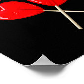 私の7に対する6、面白いバレンタインデー67のミーム ポスター (角)