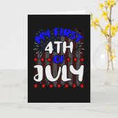 私の7月の最初の4日 カード (黄色い花)