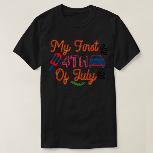 私の7月の最初の4日 Tシャツ (デザイン正面)