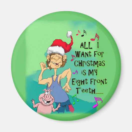 私の8つの前歯の周りのヒルビリー歌 マグネット (正面)