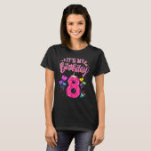 私の8誕生日ドーナツHappy 8歳Gi Tシャツ (正面フル)