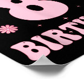 私の8誕生日女の子8歳コケットBの子供 ポスター (角)