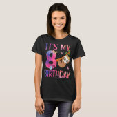 私の8誕生日8周年8歳 Tシャツ (正面フル)