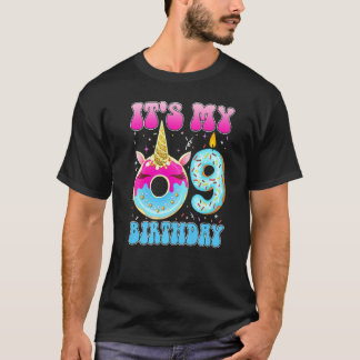 私の9誕生日のドーナツ魔法9年 Tシャツ