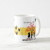 私の、しかし、親切にする – 心温まるバレンタインデー コーヒーマグカップ (正面右)