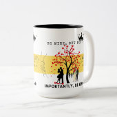 私の、しかし、親切にする – 心温まるバレンタインデー ツートーンマグカップ (正面右)