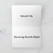 **私の**にクリスマスの願い**すお気に入りのるクラシック** カード (内部)