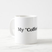 私の"コーヒー"マグ コーヒーマグカップ (正面左)