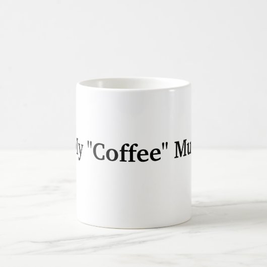 私の"コーヒー"マグ コーヒーマグカップ (中央)