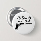 私の"タイプ"の熱いフラッシュ 缶バッジ (正面&裏面)