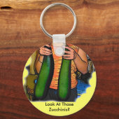 私の"ダブルZ"ズッキーニを憎むな! キーホルダー (正面)