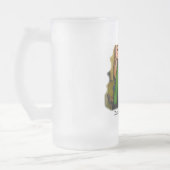 私の"ダブルZ"ズッキーニを憎むな! フロストグラスビールジョッキ (左)