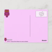 私の$フクロウミッドナイトポストカード ポストカード (裏面)