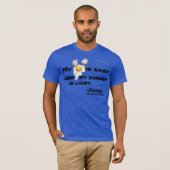 私の"ヨーク"は容易な聖書の引用文です Tシャツ (正面フル)