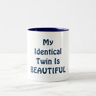 私の**一卵性双生児は美しい** MUG ツートーンマグカップ