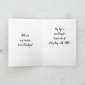 私の**夫に感謝**乾杯***る*** シーズンカード (内部)