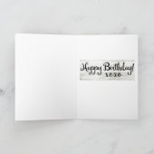 私の*夫*誕生日での私の人生の愛に シーズンカード (内部)