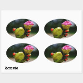 私の….. 楕円形シール (シート)