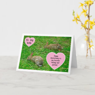 私の"永遠の日"に幸せな記念日 カード