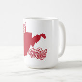 私の、私投票しましたミット・ロムニーWVのマグのために責任にしないで下さい コーヒーマグカップ (正面右)