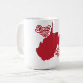 私の、私投票しましたミット・ロムニーWVのマグのために責任にしないで下さい コーヒーマグカップ (正面左)