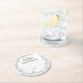 私の"2セント" ラウンドペーパーコースター (インサイチュ)