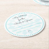 私の"2セント" ラウンドペーパーコースター (アングル)