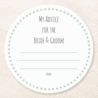 私の「2セント」 ラウンドペーパーコースター