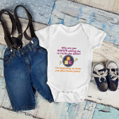 私のABCは理解しているよ、あなたは？ ベビーボディスーツ