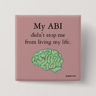 "私のABI私を"はボタンストップ 缶バッジ