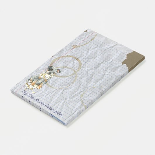 私のACDは私のレッスン・プランを食べました ポストイット (アングル)